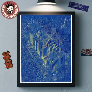 Billy Strings Fall Tour 2025 North American Schedule Dates Gig Poster Canvas