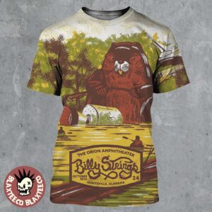 Billy Strings Huntsville Alabama 2025 Night 2 Gig Poster At The Orion Amphitheater On October 24 2025 All Over Print Shirt