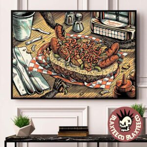 Billy Strings Newark New Jersey 2025 Event Poster At Prudential Center On November 14-15 2025 Home Decor Poster Canvas