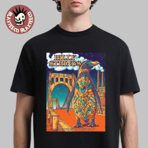 Billy Strings Pittsburgh Pennsylvania 2025 Event All Date Poster At PPG Paints Arena On November 7 And 8 2025 Penguin Art T-Shirt