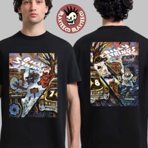 Billy Strings Pittsburgh Pennsylvania 2025 Night 1 And 2 Combined Event Poster At PPG Paints Arena On November 7 And 8 2025 Two Sided T-Shirt