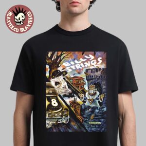 Billy Strings Pittsburgh Pennsylvania 2025 Night 2 Event Poster At PPG Paints Arena On November 8 2025 T-Shirt
