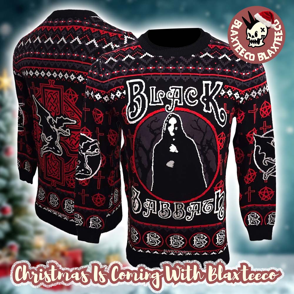 Black Sabbath Ozzy Osbourne Dark Prince Bravado 2025 Vintage Holiday Christmas Sweater Jumper Black Sabbath Ozzy Osbourne Dark Prince Bravado 2025 Vintage Holiday Christmas Sweater Jumper
