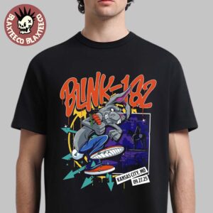 Blink 182 Kansas City Missouri 2025 Venue Tee At T-Mobile Center On September 27 2025 Unisex T-Shirt