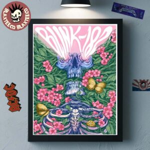Blink 182 St Louis Missouri 2025 Exclusive Venue Poster At Hollywood Casino Amphitheater On September 26 2025 Home Decor Poster Canvas