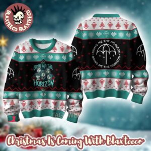 Bring Me The Horizon Band Illustrator Umbrella Signature Ugly Christmas Sweater