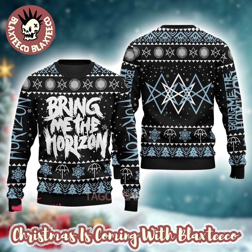 Bring Me The Horizon Big Logo Knitted Ugly Christmas Sweater