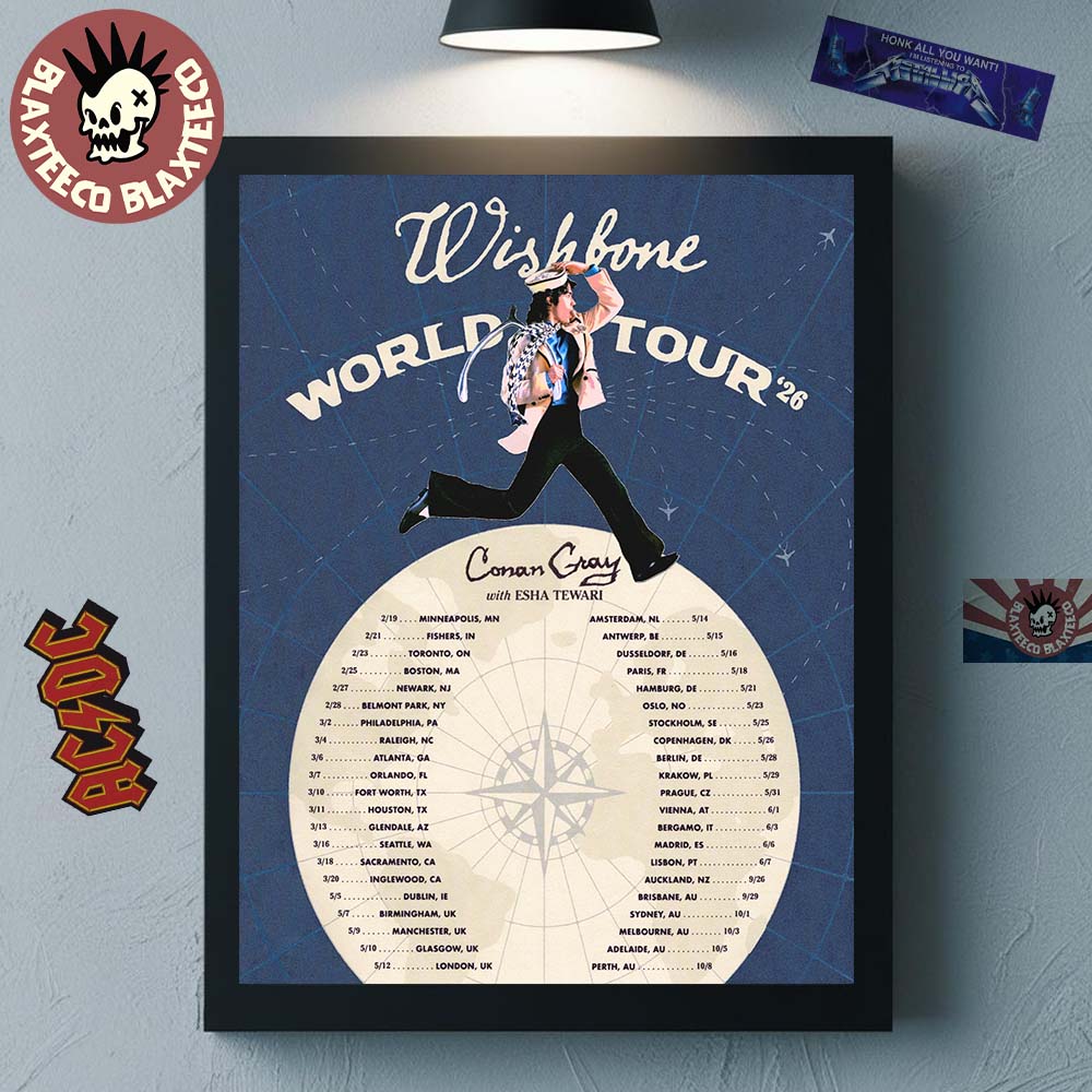 Conan Gray Wishbone World Tour 2026 Schedule Dates List Home Decor Poster Canvas Conan Gray Wishbone World Tour 2026 Schedule Dates List Home Decor Poster Canvas