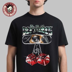 Deftones Dia De Los 2025 Merch In San Diego CA At Petco Park On November 1 2025 Rearview Mirror Girl and Dice T-Shirt