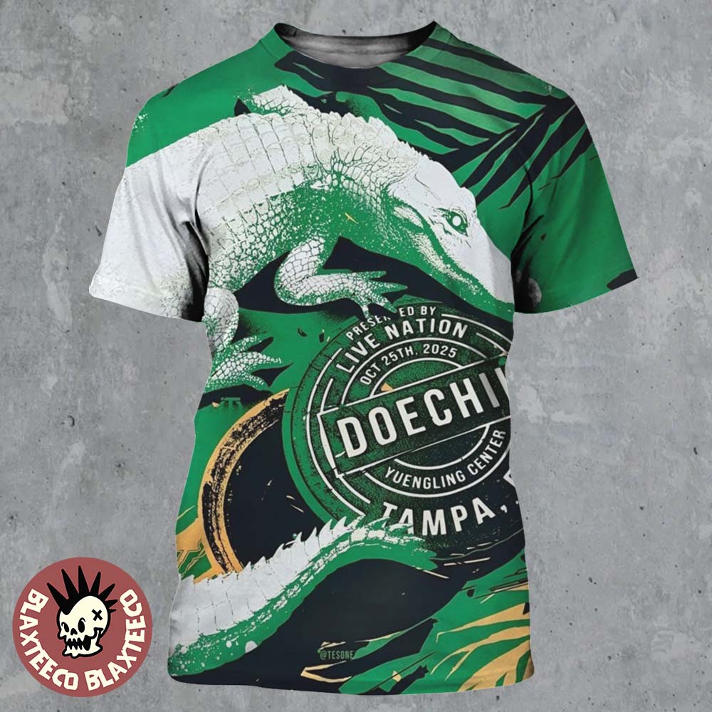 Doechii Tampa Florida 2025 Event Poster At Yuengling Center On October 25 2025 All Over Print Shirt