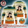 Elvis Presley Graphics Signature Blue Ugly Christmas Sweater Elvis Presley Graphics Signature Blue Ugly Christmas Sweater