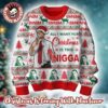 Eminem Shady Claus Believer Festive Knitted Black Ugly Christmas Sweater Eminem Shady Claus Believer Festive Knitted Black Ugly Christmas Sweater