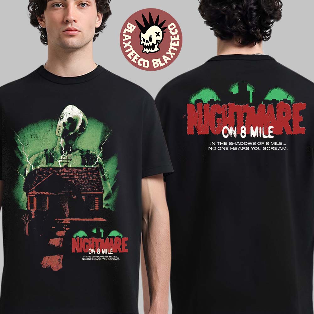 Eminem Nightmare on 8 Mile In The Shadows Of 8 Mile Shady Massacre Capsule T-Shirt