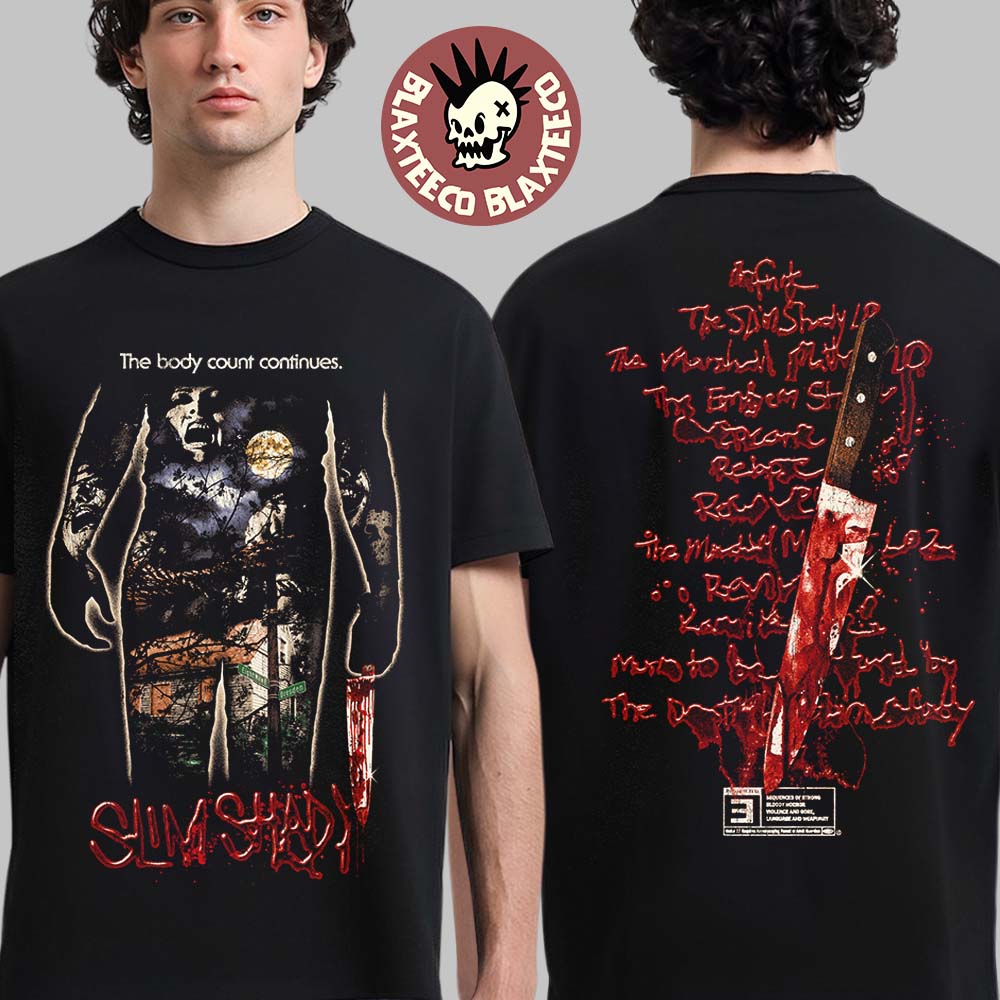 Eminem Slim Shady The Body Count Continues Shady Massacre Capsule T-Shirt