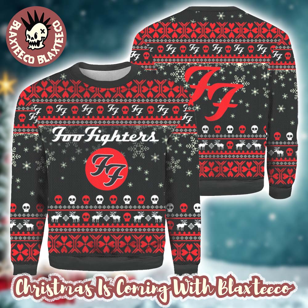 Foo Fighters Ugly Christmas Sweater Foo Fighters Ugly Christmas Sweater