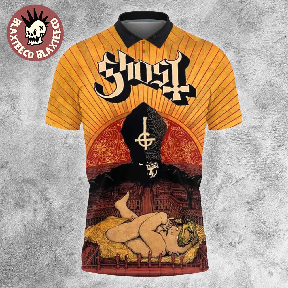 Ghost Band Infestissumam Album Cover Polo Shirt