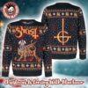 Ghost Band Papa Emeritus Funny Holiday Pixel Ciby Ugly Christmas Sweater Gift For Fans