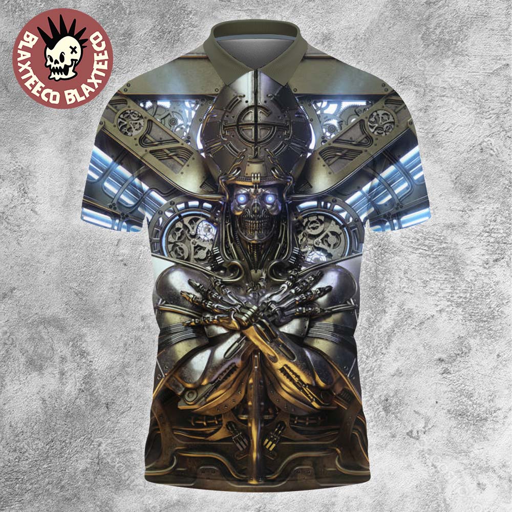 Ghost Band Phantomime Album Cover Papa Machine Polo Shirt