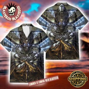 Ghost Band Phantomime Album Cover Papa Machine Summer 2025 Hawaiian Shirt