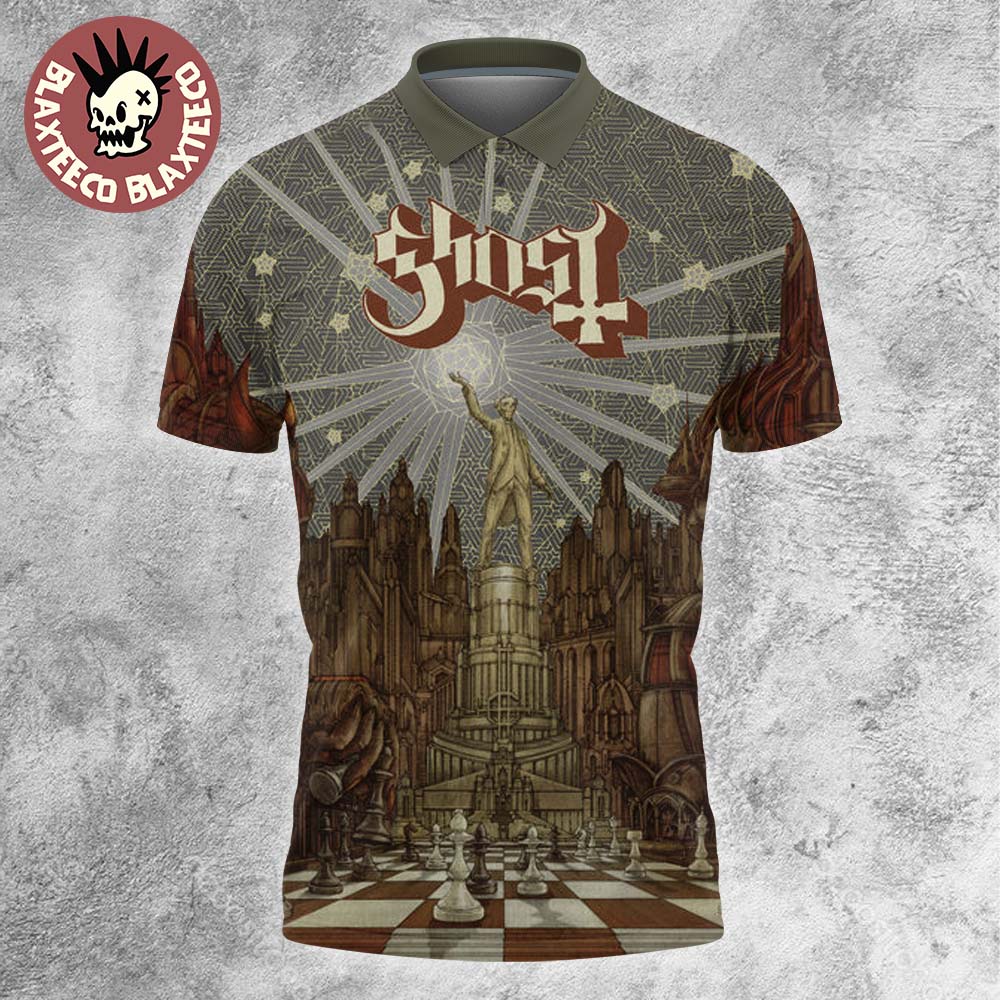 Ghost Band Popestar Album Cover Polo Shirt