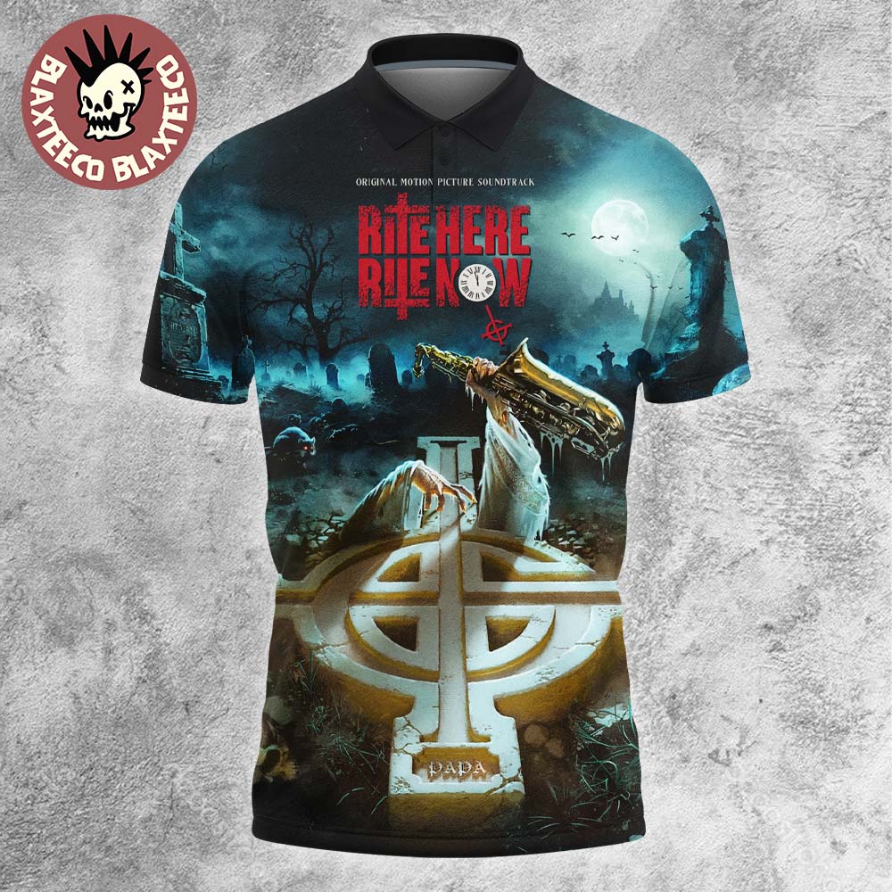 Ghost Band Rite Here Rite Now Album Cover Polo Shirt