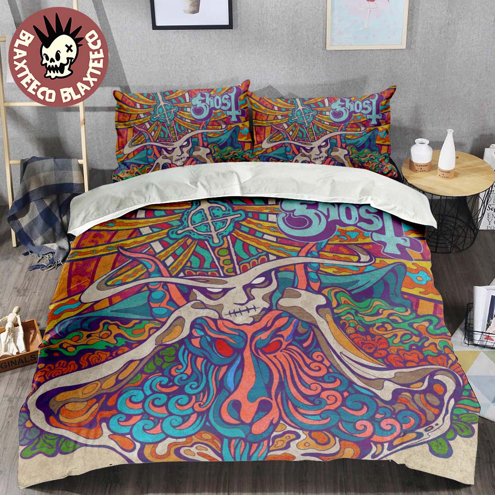 Ghost Band Seven Inches of Satanic Panic Album Cover Room Decor For Fans Bedding Set