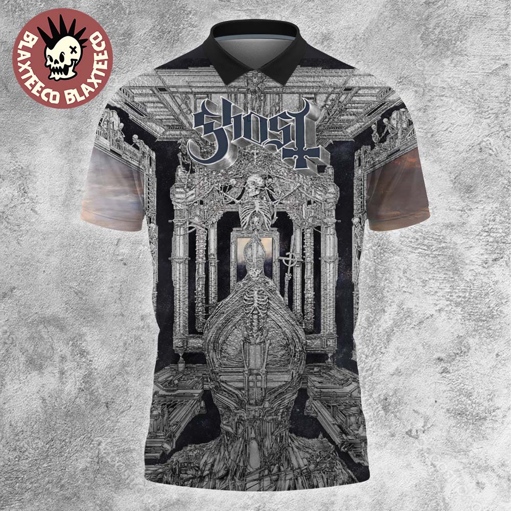 Ghost Band Skeleta Album Cover Art Polo Shirt