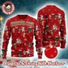Grateful Dead Dancing Bears Stealie Christmas Lights Pattern Ugly Christmas Sweater
