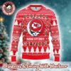 Grateful Dead X NFL Miami Dolphins Stealie Logo Ugly Christmas Sweater