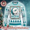 Grateful Dead X NFL New England Patriots Stealie Logo Ugly Christmas Sweater