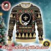 Grateful Dead X NFL New England Patriots Stealie Logo Ugly Christmas Sweater Grateful Dead X NFL New England Patriots Stealie Logo Ugly Christmas Sweater