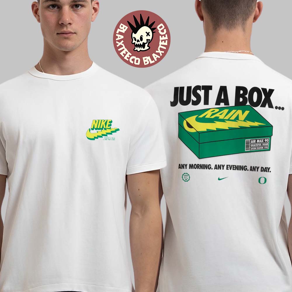 Grateful Dead X Oregon Ducks X Nike Box Of Rain Two Sided T-Shirt Grateful Dead X Oregon Ducks X Nike Box Of Rain Two Sided T-Shirt