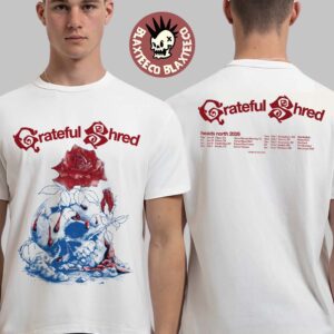Grateful Shred Heads North 2026 North America Tour City Dates Two Sided T-Shirt
