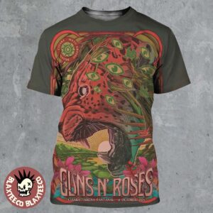Guns N Roses Cuiaba 2025 Event Poster At Arena Pantanal On 31 October 2025 All Over Print Shirt
