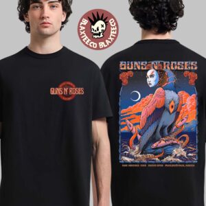 Guns N Roses Florianópolis Brazil 2025 Venue Tee At Arena Opus On October 21 2025 Two Sided T-Shirt