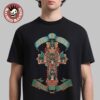 Guns N Roses Mexico City 2025 Event Poster At Estadio GNP Seguros On 8 November 2025 Aztec Skull Cross T-Shirt
