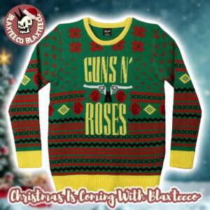Guns N Roses Signature Holiday Ugly Christmas Sweater 2025
