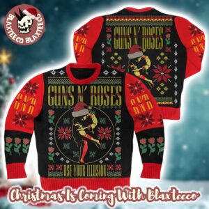 Guns N Roses Use Your Illusion Xmas Style 2025 Ugly Christmas Sweater
