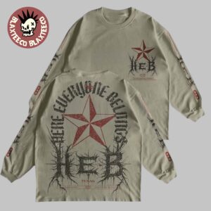 HEB Austin Texas X Connor Dwyer 2025 Heavy Metal Style Inspired With The Health Alliance Lone Star Sand Long Sleeve Tee