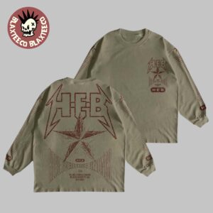 HEB Connor Dwyer 2025 Heavy Metal Inspired With The Health Alliance In Austin Texas Lone Star Logo Here Everyone Belongs Sand Long Sleeve Tee