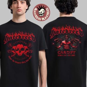 Hatebreed Cardiff UK 2025 Event Merch Tee At Depot Cardiff On October 12 2025 Two Sided T-Shirt