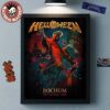 Helloween 40th Anniversary North American Tour 2026 Schedule Dates Home Decor Poster Canvas