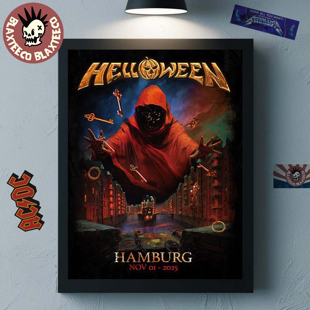 Helloween Hamburg Germany 2025 Pop Up Shop Merch Poster On November 1 2025 Home Decor Poster Canvas Helloween Hamburg Germany 2025 Pop Up Shop Merch Poster On November 1 2025 Home Decor Poster Canvas