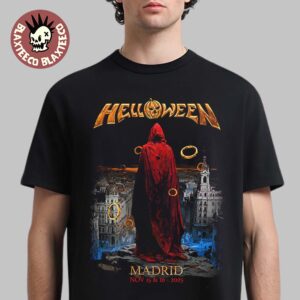 Helloween Madrid Spain 2025 Pop Up Shop Merch Tee On November 15 And 16 2025 T-Shirt
