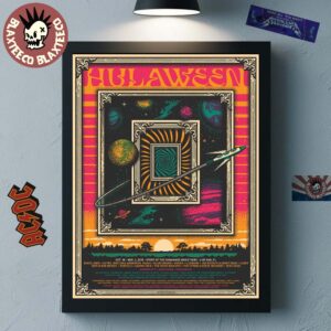 Hulaween Live Oak Florida 2025 Gig Poster At Spirit Of The Suwannee Music Park From October 30 To November 2 2025 Home Decor Poster Canvas