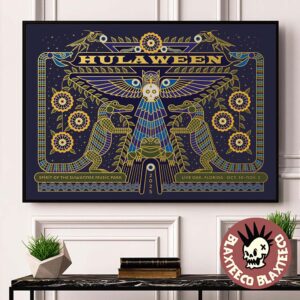 Hulaween Live Oak Florida 2025 Venue Poster Spirit Of The The Svwannee Music Park From October 30 To November 2 2025 Home Decor Poster Canvas