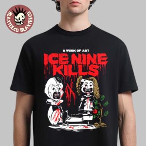 Ice Nine Kills A Christmas Gory 2025 Charlie Brown As Art the Clown Keys of Carnage T-Shirt