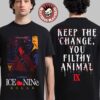 Ice Nine Kills The Laugh Track Joker Face Horror The Grin Will Win Big Logo T-Shirt