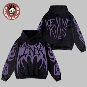 Ice Nine Kills The Laugh Track Molotov All Over Print Retro Washed Hoodie
