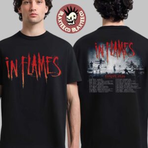 In Flames Europe 2026 Tour Schedule Dates Two Sided T-Shirt